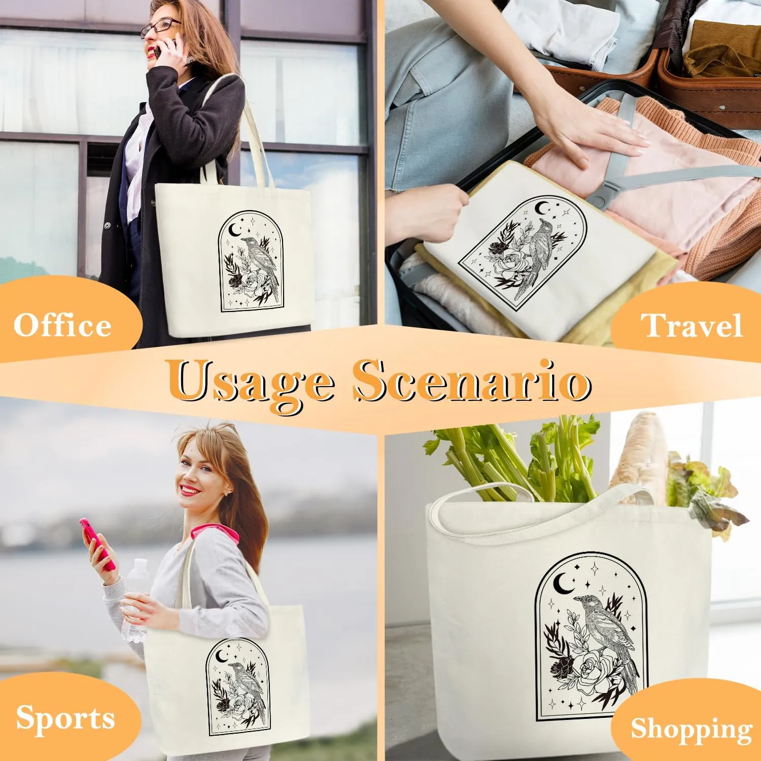Aesthetic Canvas Tote Bag for Women Gift - Inspirational