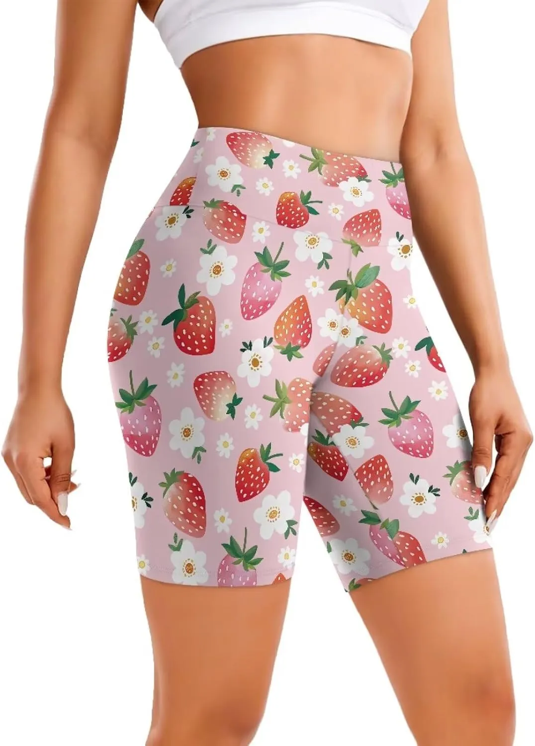 AFPANQZ Yoga Shorts Women's Yoga Slimming Seamless Legging Spring Summer Athletic Yoga Pants Seamless Stretch Pants