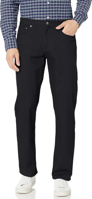 Amazon Essentials Men's Pants, Relaxed-Fit, 5-Pockets, Stretch Twill