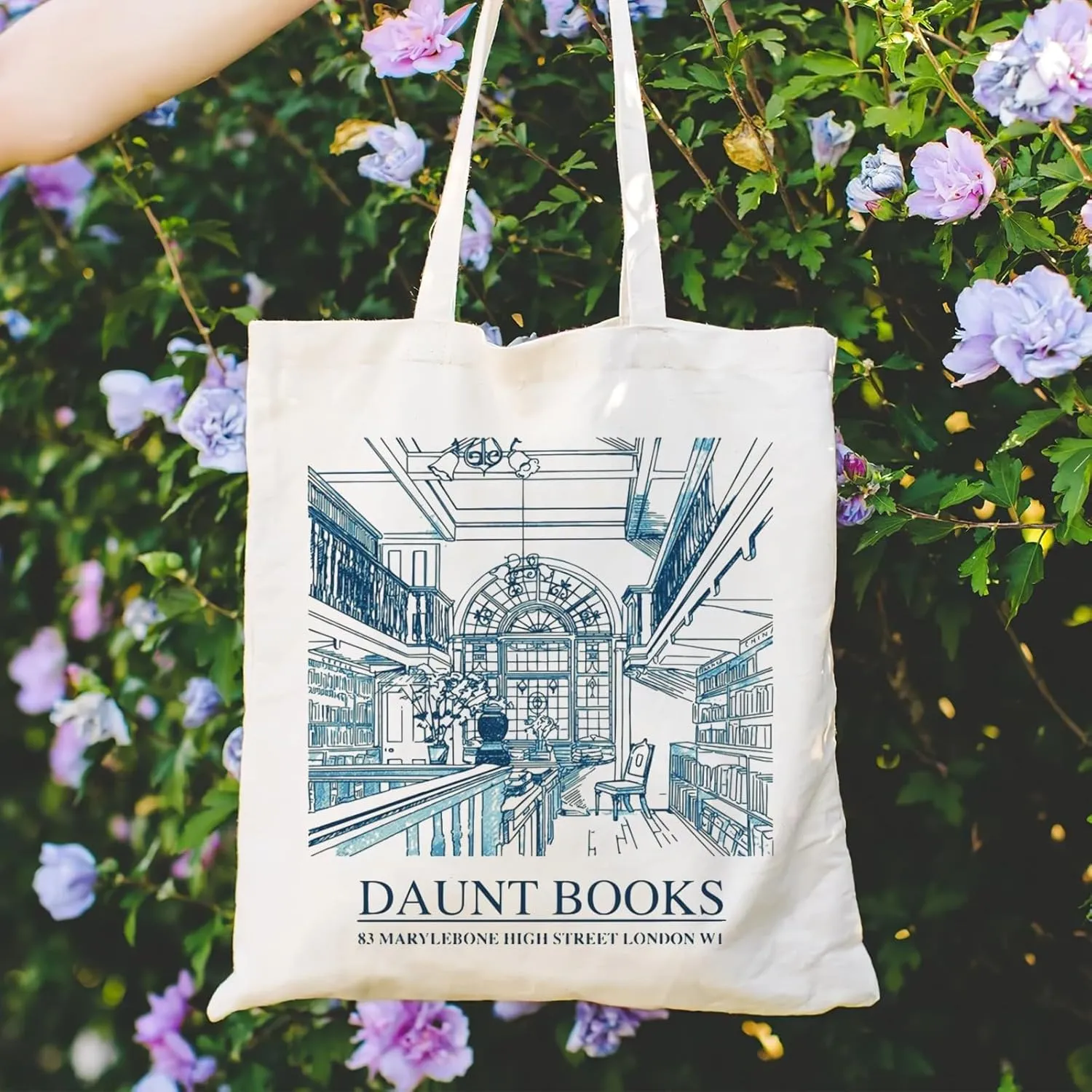 Andeiltech Canvas Tote Bag Aesthetic Cute Vintage Tote Bags Book Shoulder bag Gifts Reusable Grocery Bags for Women