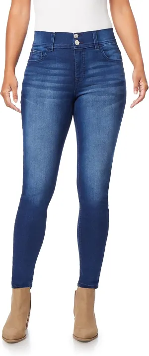 Angels Forever Young Women's Curvy Skinny Jeans