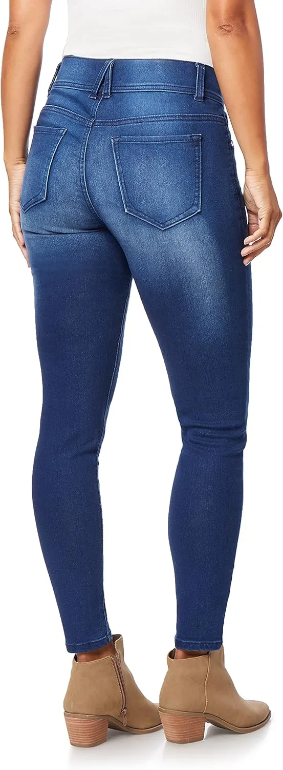 Angels Forever Young Women's Curvy Skinny Jeans