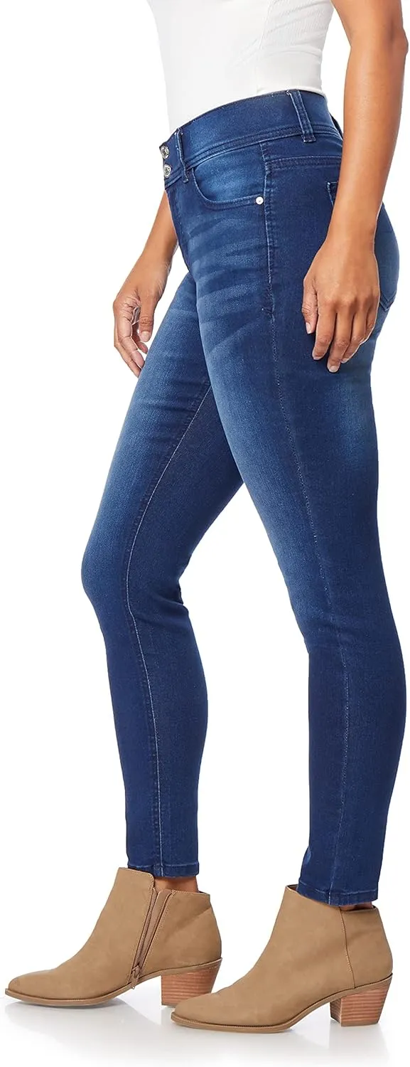 Angels Forever Young Women's Curvy Skinny Jeans