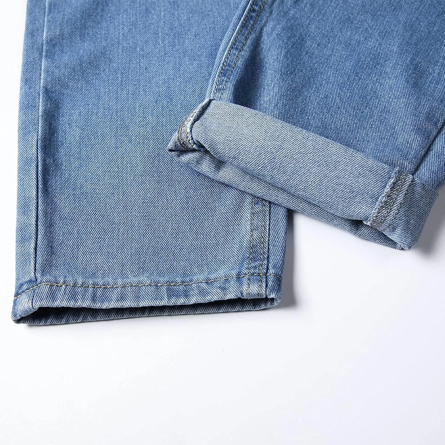 Baggy Jeans for Men Hip Hop Streetwear Wide Leg Denim Pants Relaxed Fit Trendy Casual Straight Legs Jean Work Pants