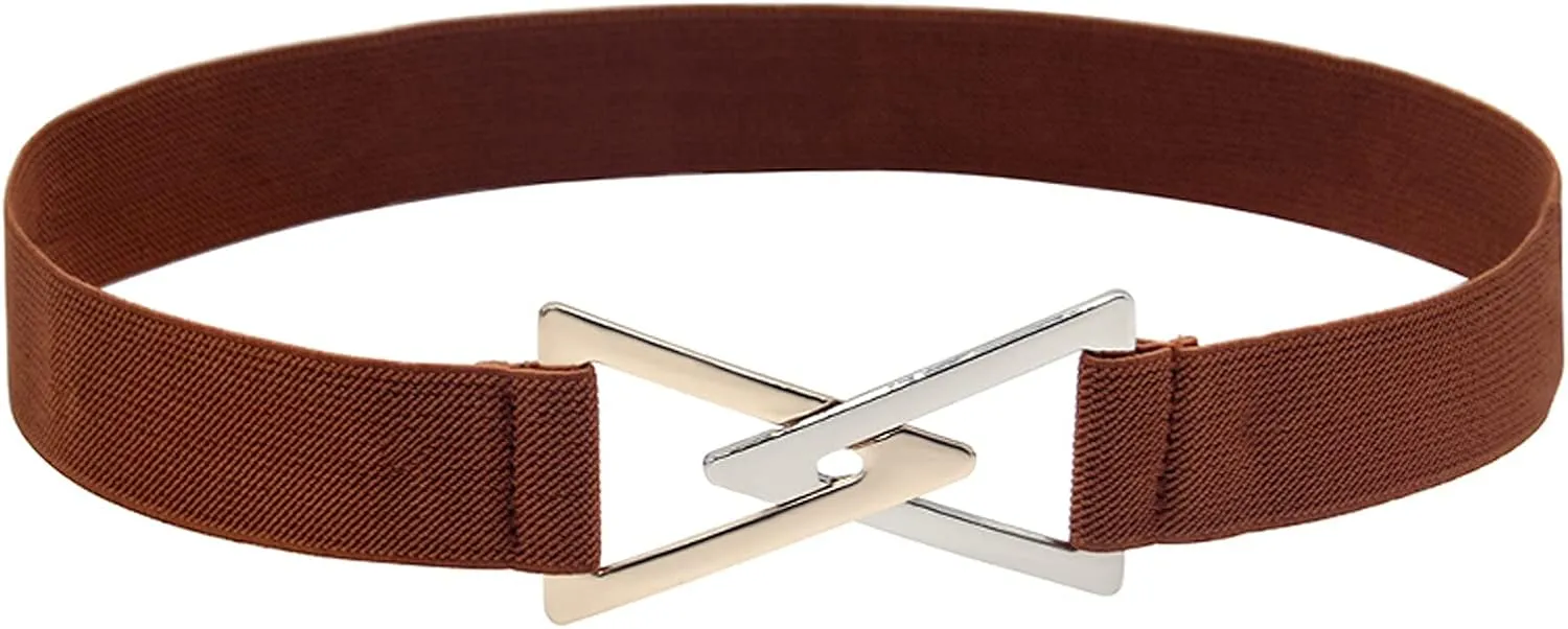 Belts Wide Fashion Elastic Waist Wide Buckle Dress Women Lady Belt Stretch Belt Belt for Skiing