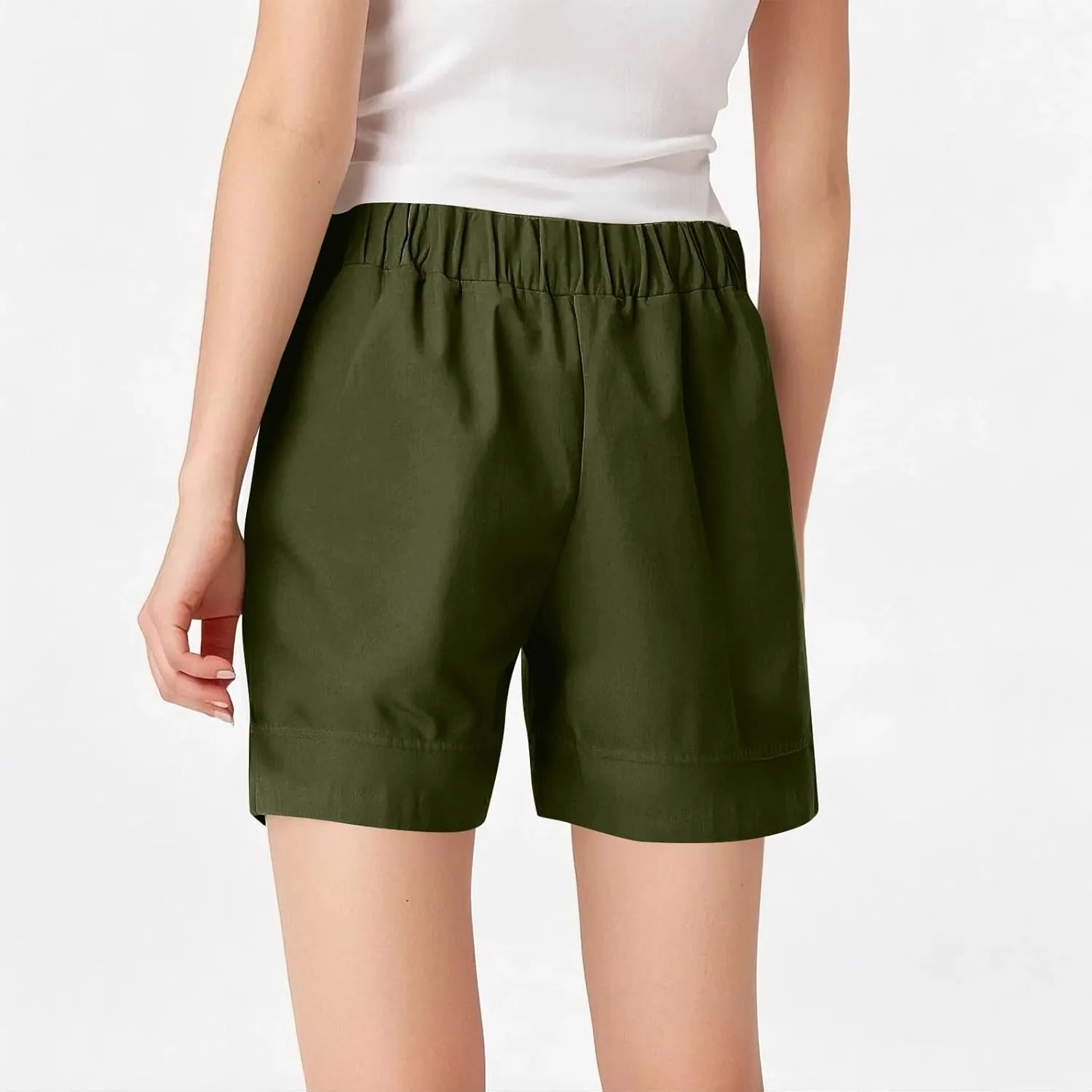Bermuda Shorts for Women 2025 Summer Trendy Casual Comfy Relaxed Fit Long Shorts