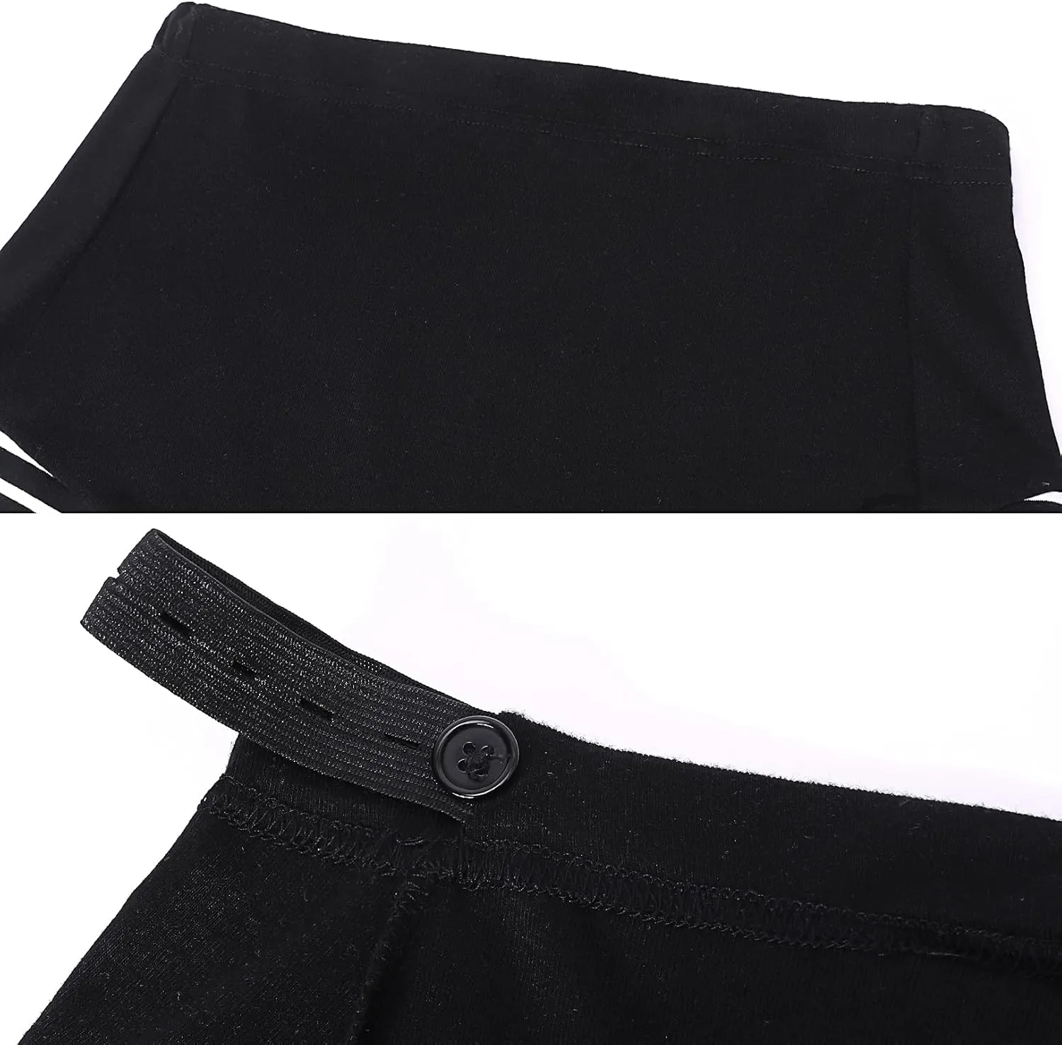 Bhome Maternity Bermuda Shorts Over The Belly Workout Loose Casual Pregnancy Pants with Pockets