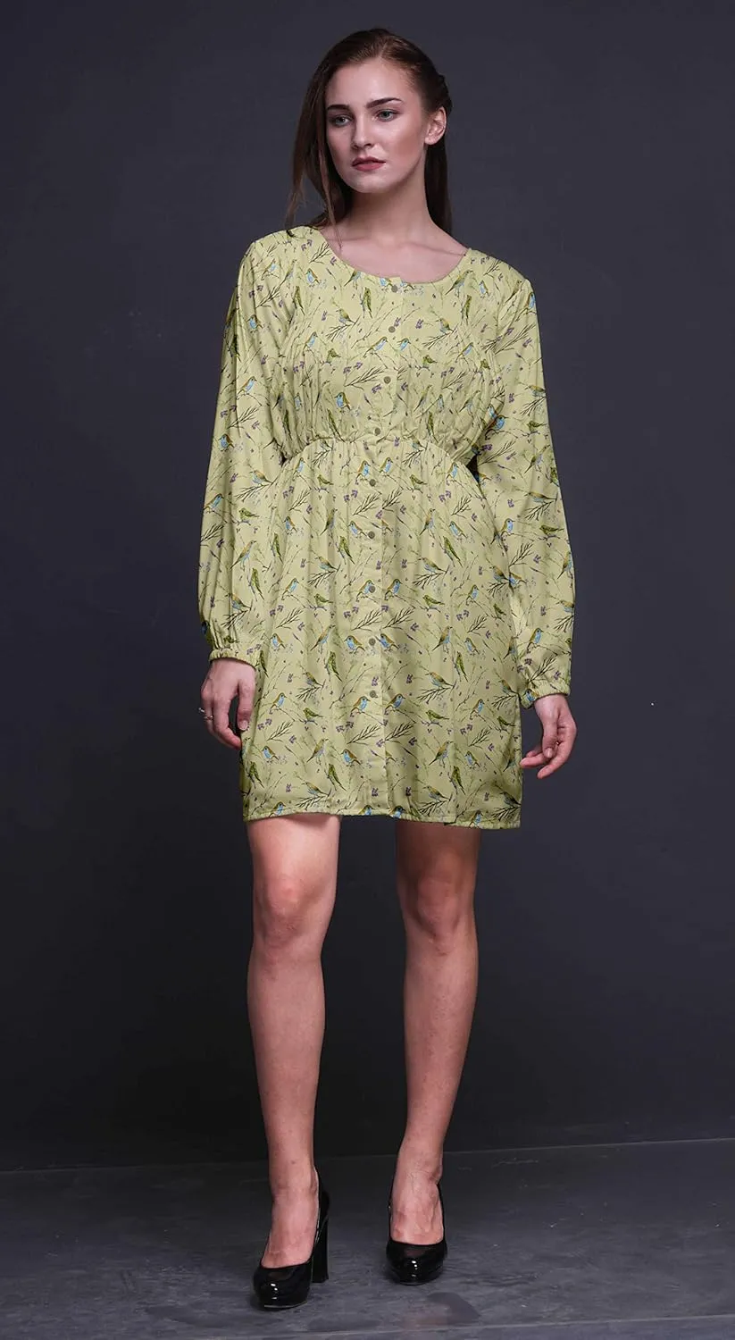 Bimba Fashion Button Down Midi Shift Dress Women Shirt Summer Causal Tunic