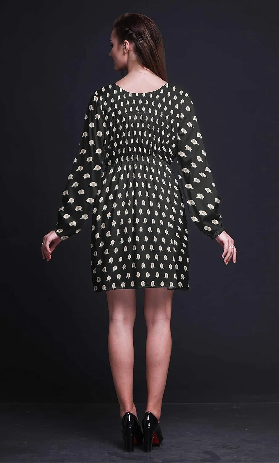 Bimba Fashion Button Down Midi Shift Dress Women Shirt Summer Causal Tunic