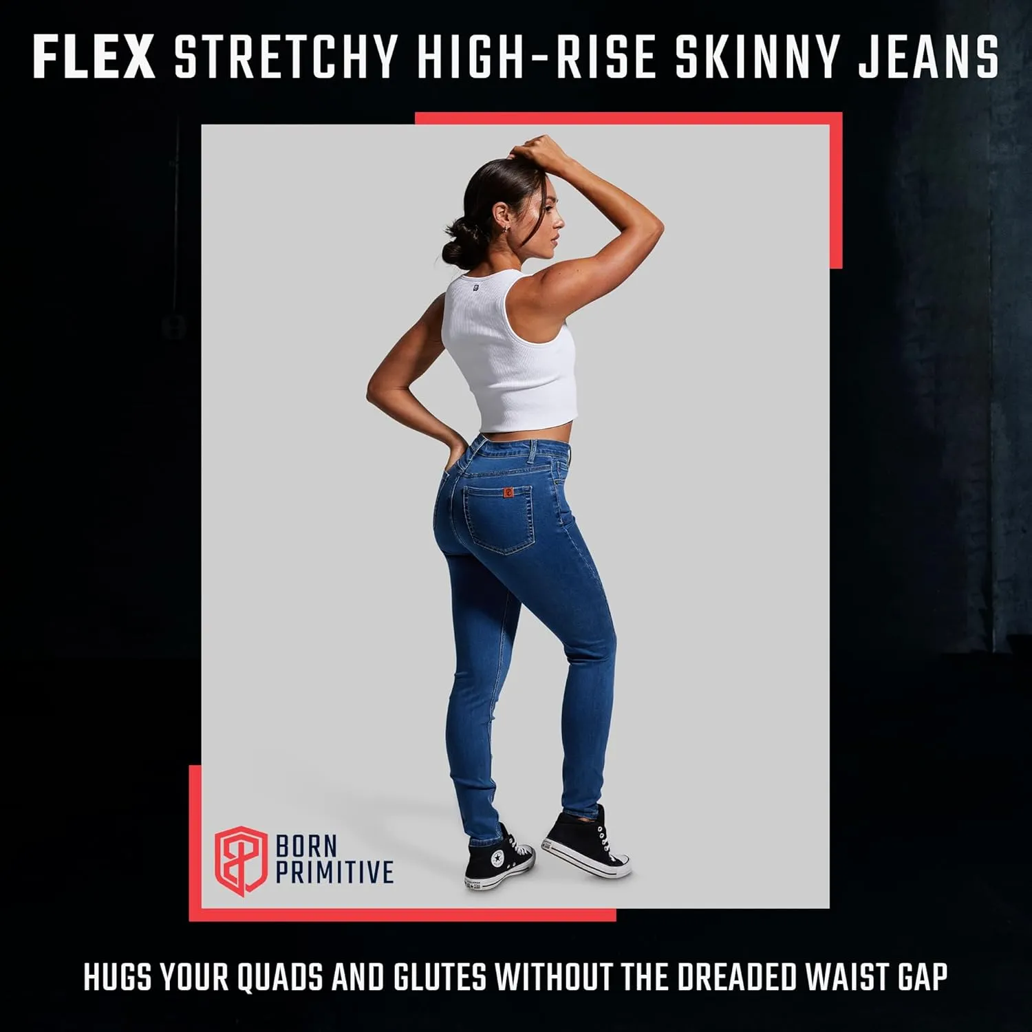Born Primitive Flex Stretchy Jeans for Women - Skinny Jeans for Women, Jeggings