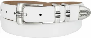 BS8216 Genuine Full-Grain Cowhide Leather Designer Golf Dress Belt 1-1/8"(30mm) Wide