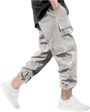 Cambkatl Men's Classic Cargo Pants Casual Stretch Outdoor Sports Hiking Sweatpants with Multi-Pockets