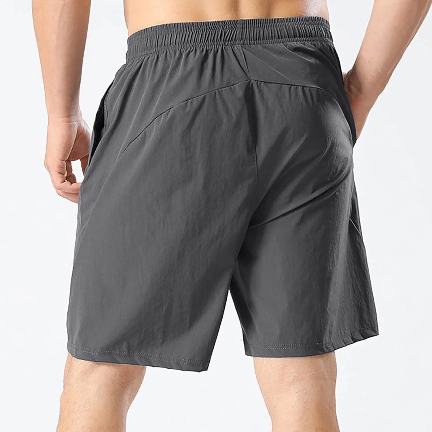 CRNTCEM Quick Dry Gym Shorts for Men Wide Leg Running Athletic Shorts Workout Gym Tennis Active Sports Basketball Shorts
