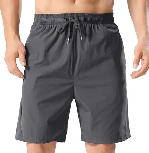 CRNTCEM Quick Dry Gym Shorts for Men Wide Leg Running Athletic Shorts Workout Gym Tennis Active Sports Basketball Shorts