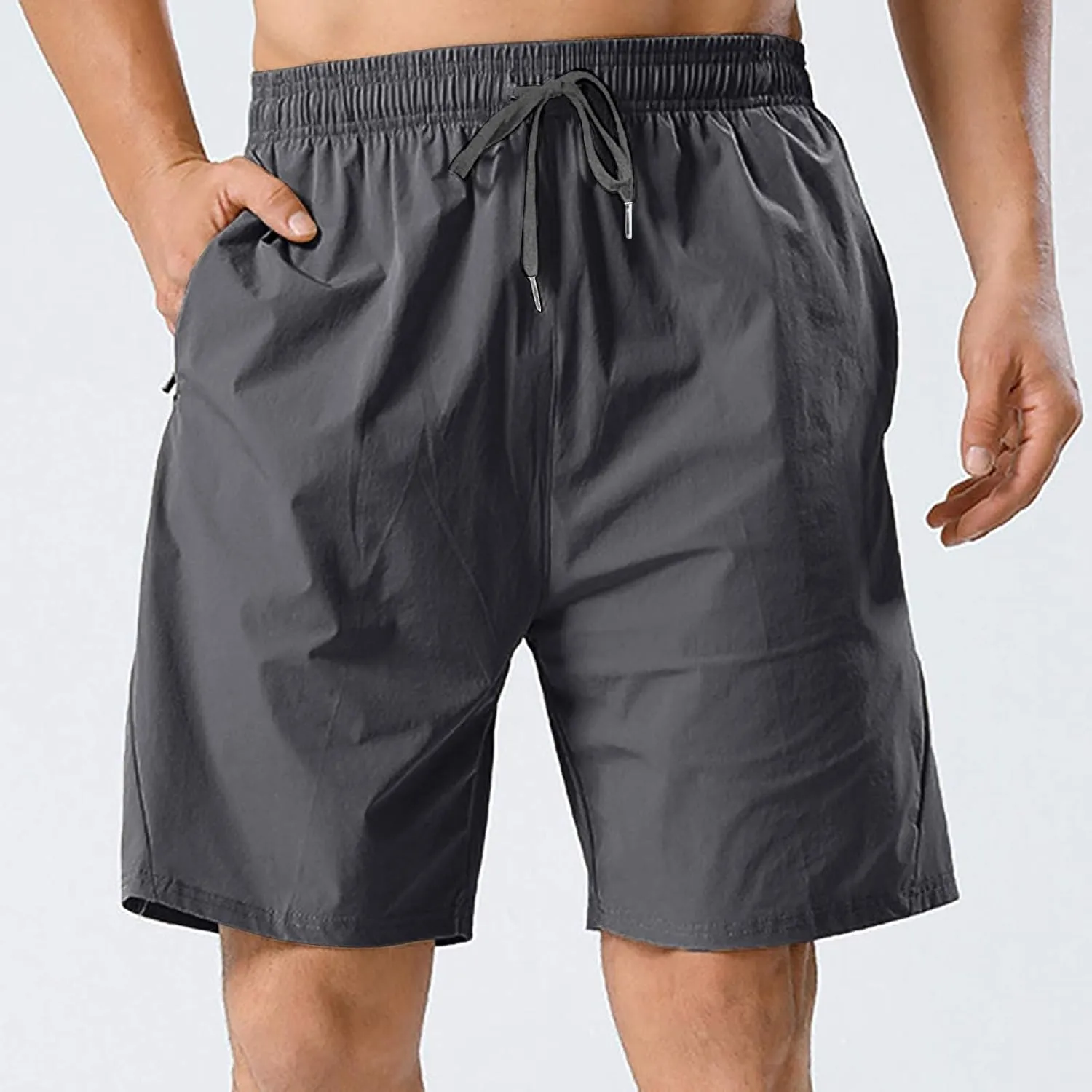 CRNTCEM Quick Dry Gym Shorts for Men Wide Leg Running Athletic Shorts Workout Gym Tennis Active Sports Basketball Shorts