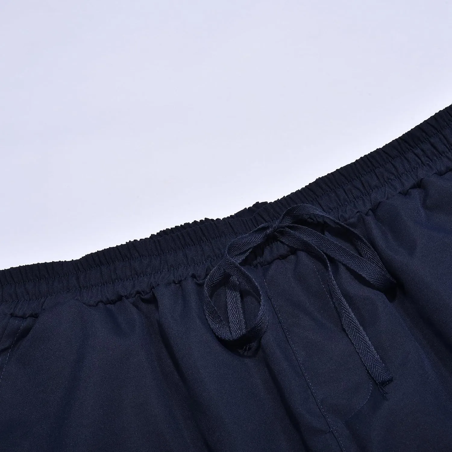 CRNTCEM Straight Cargo Pants for Men Outdoor Hiking Work Pants Elastic Waist Athletic Workout Chinos Casual Pants