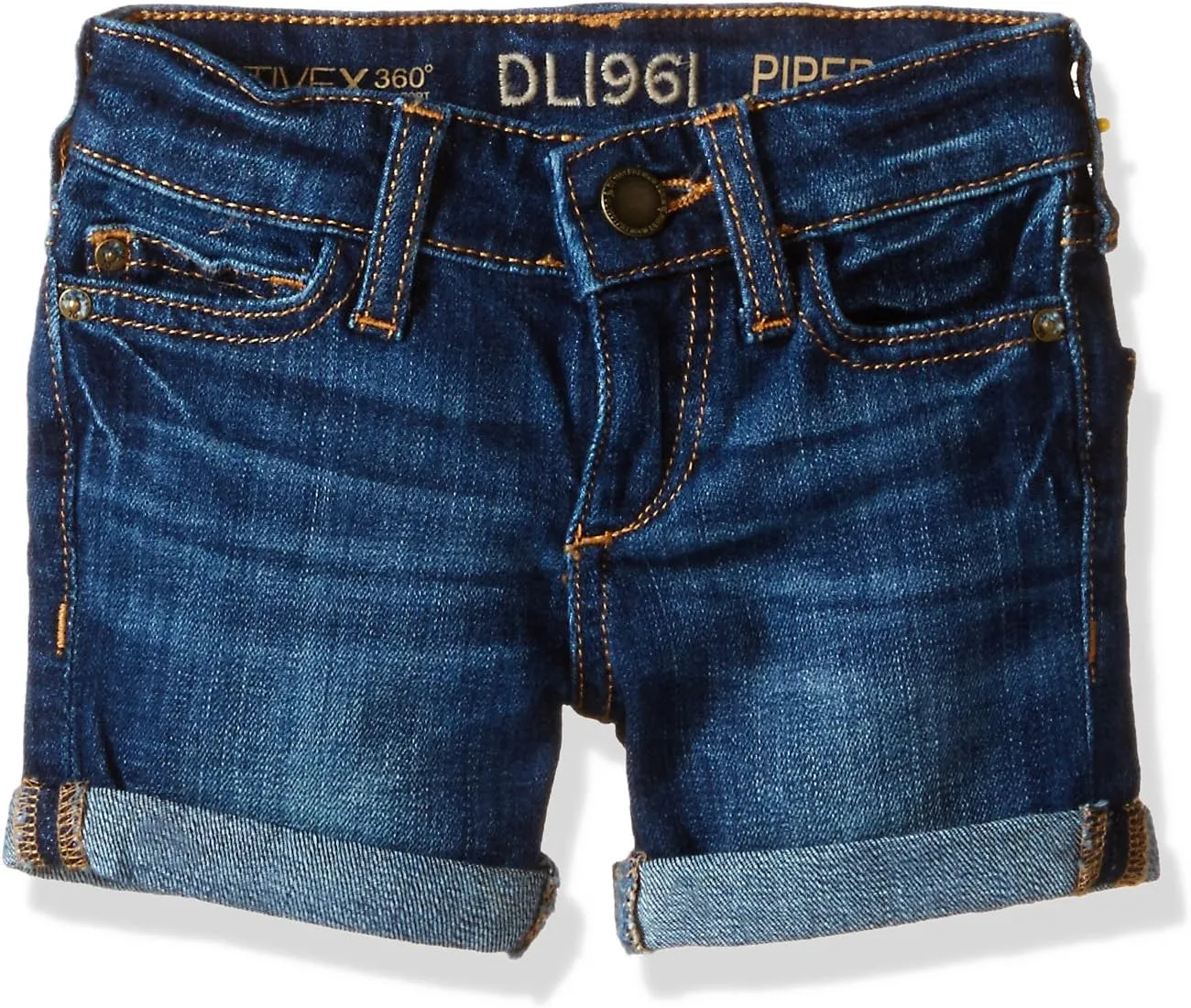 DL1961 Girls' Big Toddler Piper Rolled Cuff Short