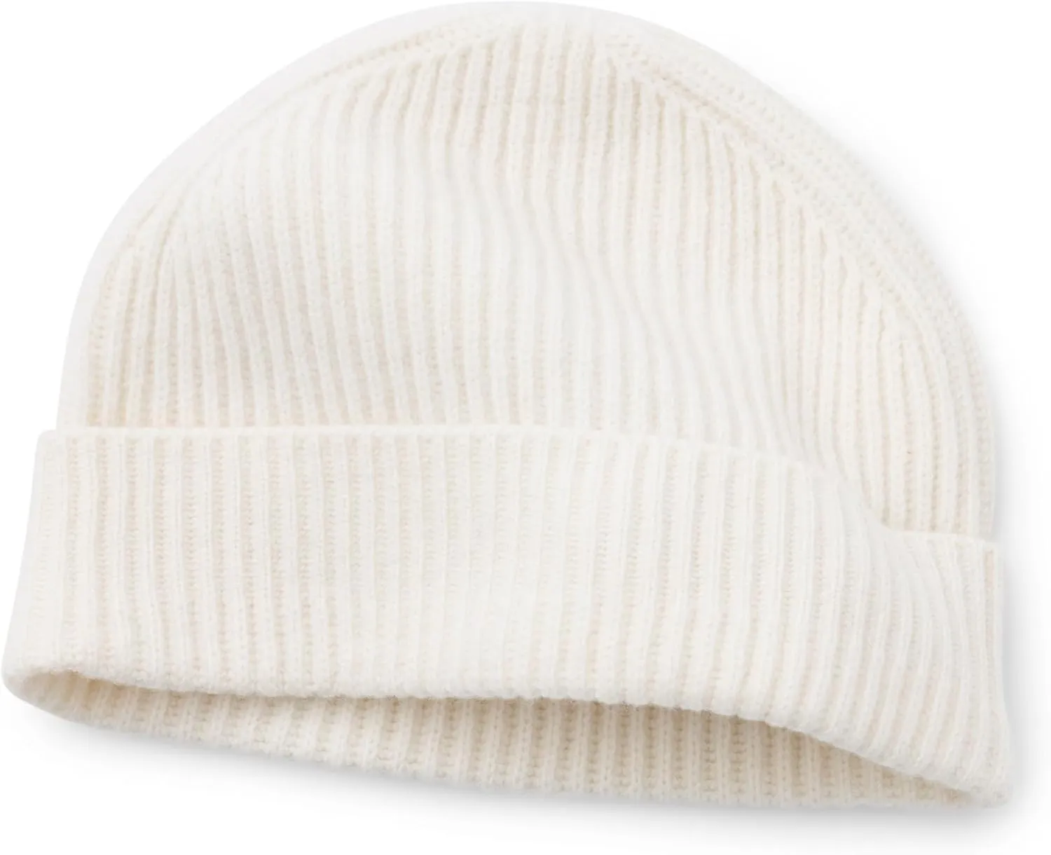 Fishers Finery Women's 100% Cashmere Cuffed Beanie