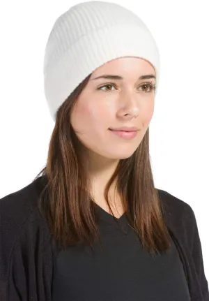 Fishers Finery Women's 100% Cashmere Cuffed Beanie