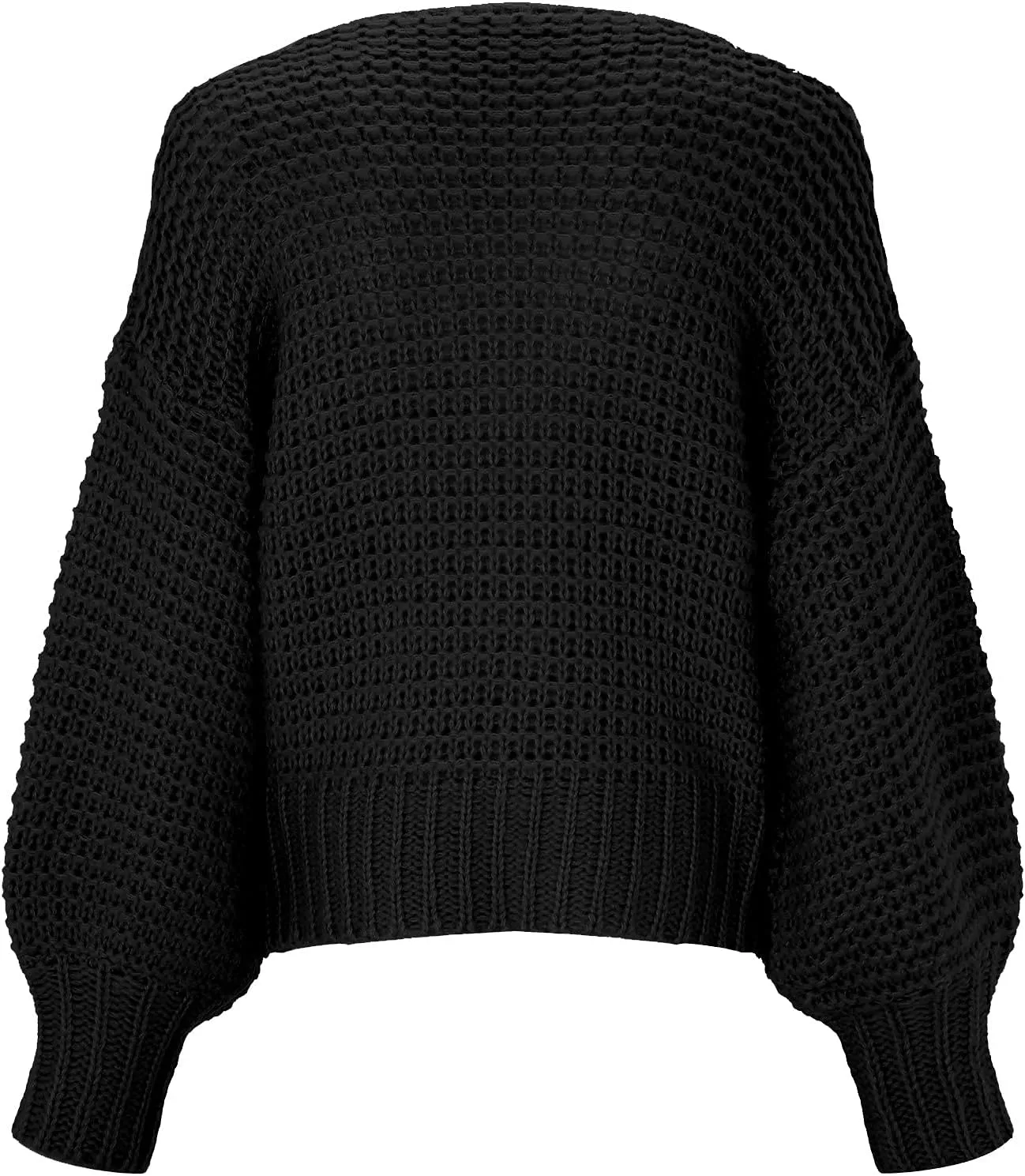 FMCHICO Women's Long Sleeve Cable Knit Cardigan Sweaters Open Front Outwear Coat