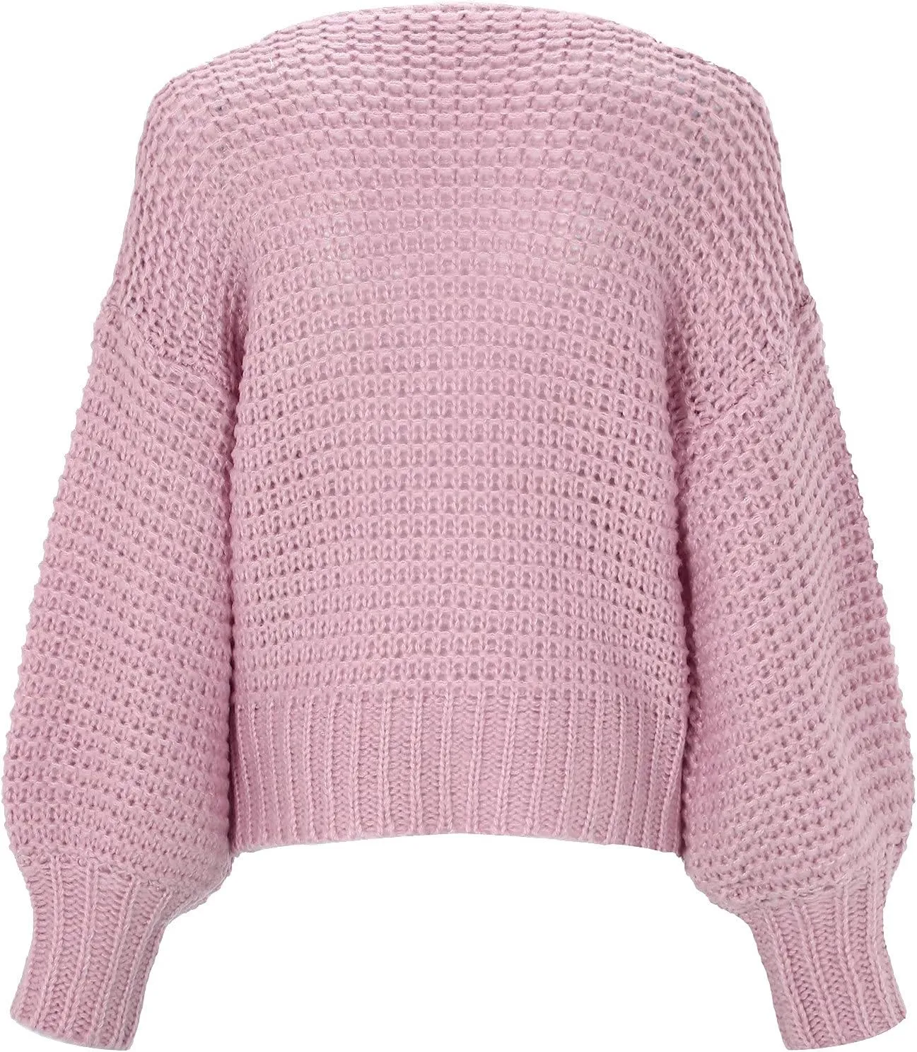 FMCHICO Women's Long Sleeve Cable Knit Cardigan Sweaters Open Front Outwear Coat
