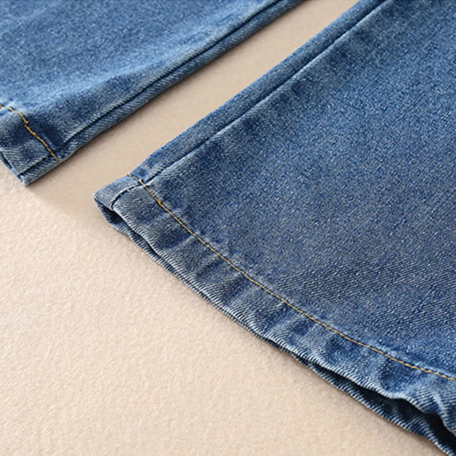 Girls Baggy Jeans Casual Preppy Clothes Relaxed Fit Cute Pants Comfy Exercise Straight Leg Stretch Training Wide Leg
