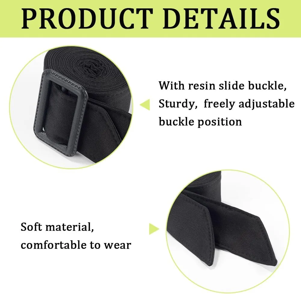 GORGECRAFT Women Trench Coat Belt 67 Inch Black Polyester Waistband Replacement Wind Coat Wide Tie Waist Belt Band Adjustable Buckle Belts for Shirt Dress Robe Pajamas Windbreaker Overcoat Jacket