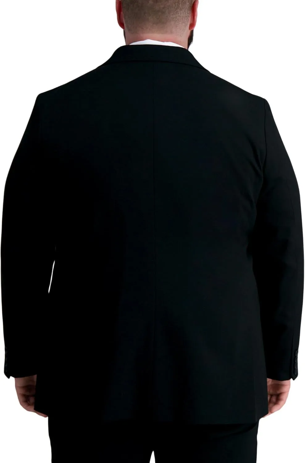 Haggar Mens JMH Premium Stretch Tailored Fit Suit Separates - Pants and Jackets (Big & Tall Sizes)