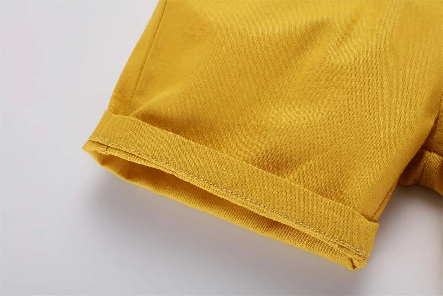 HILEELANG Toddler Boy Chino Shorts Summer Cotton Stretch Drawstring School Uniform Jogger Shorts 2 Pack
