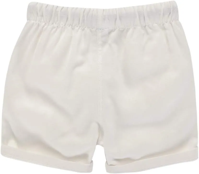 HILEELANG Toddler Boy Chino Shorts Summer Cotton Stretch Drawstring School Uniform Jogger Shorts 2 Pack