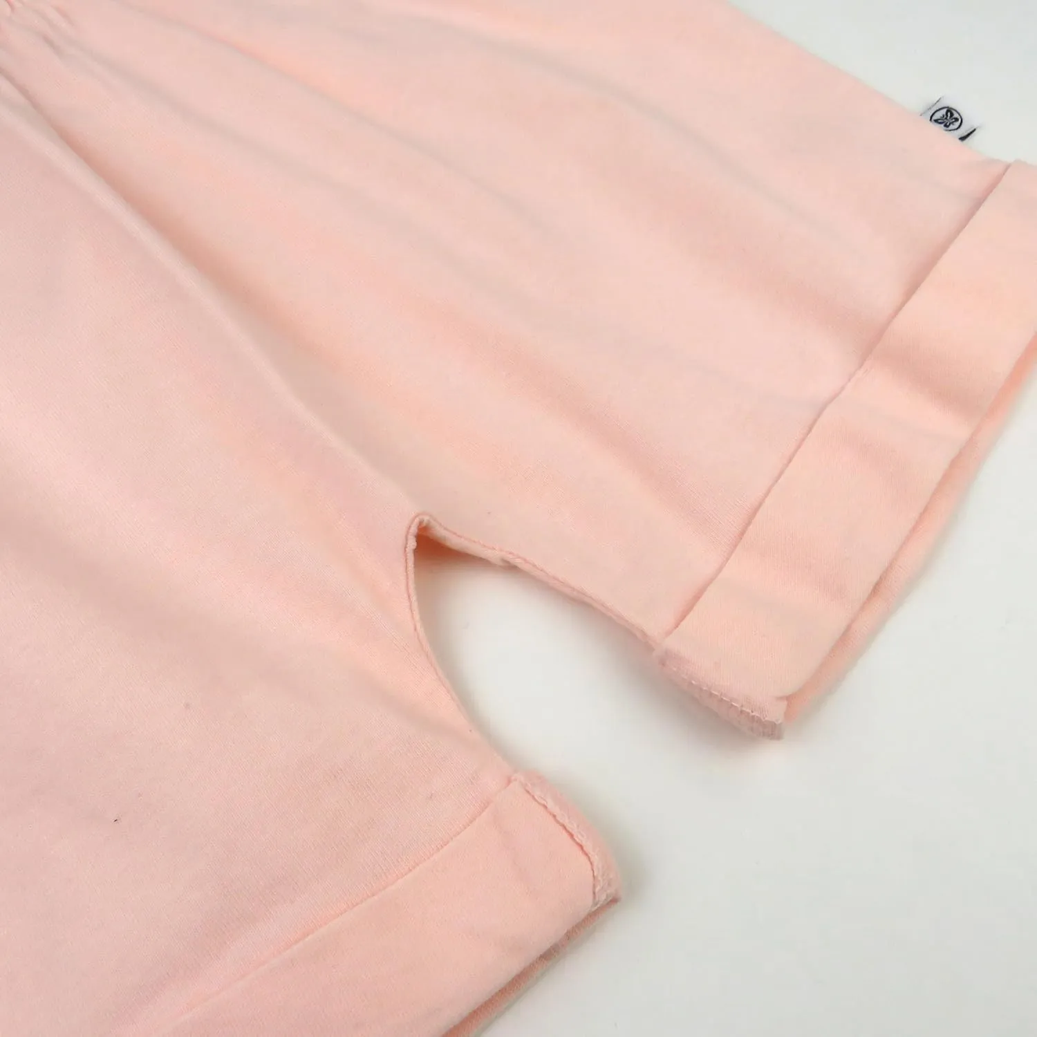 HonestBaby baby-girls Cuffed Short 100% Organic Cotton for Infant Baby and Toddler Girls