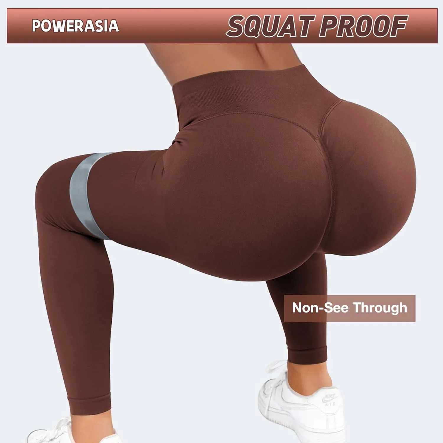 Impact Hidden Scrunch Butt Leggings for Women Mid Low Waist Gym Workout Legging Tummy Control Booty Lifting Yoga Pants