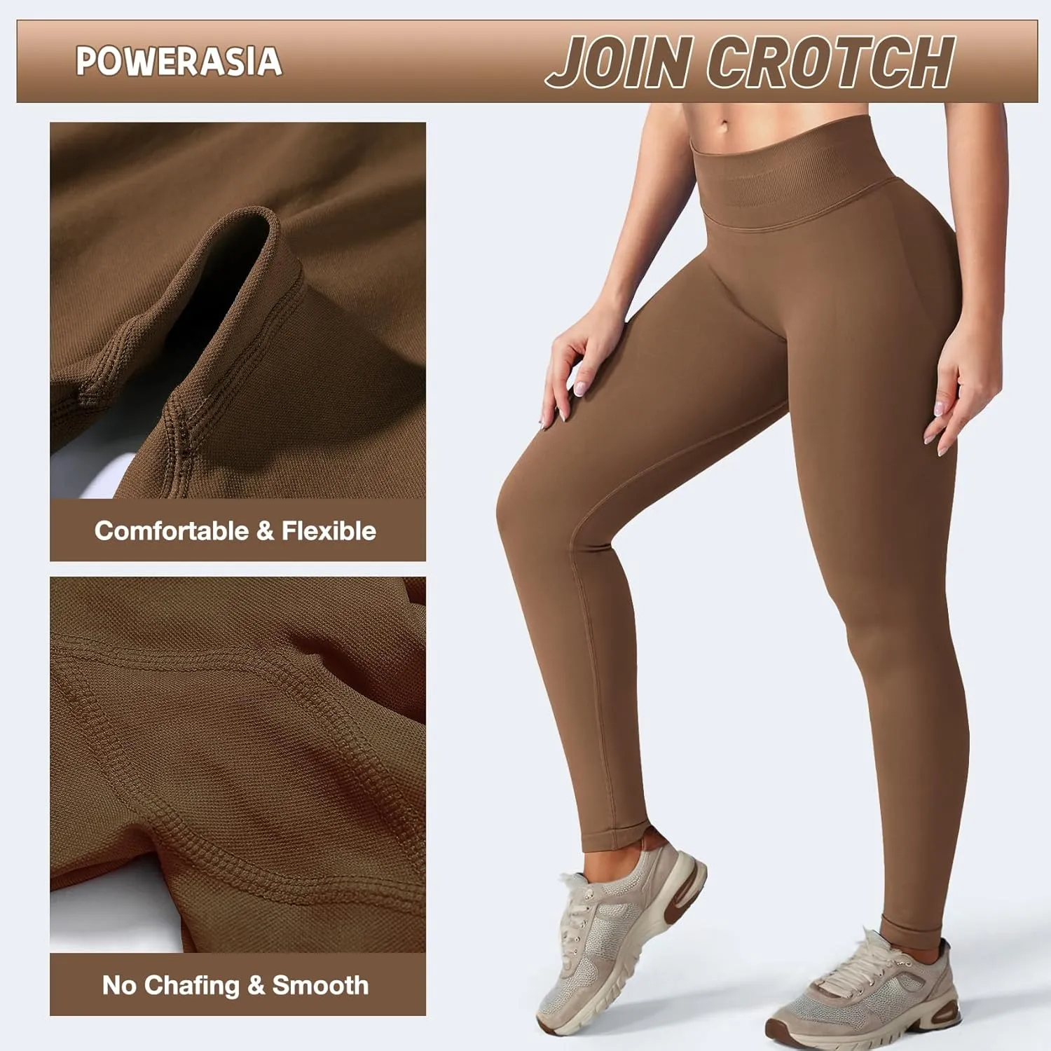 Impact Hidden Scrunch Butt Leggings for Women Mid Low Waist Gym Workout Legging Tummy Control Booty Lifting Yoga Pants