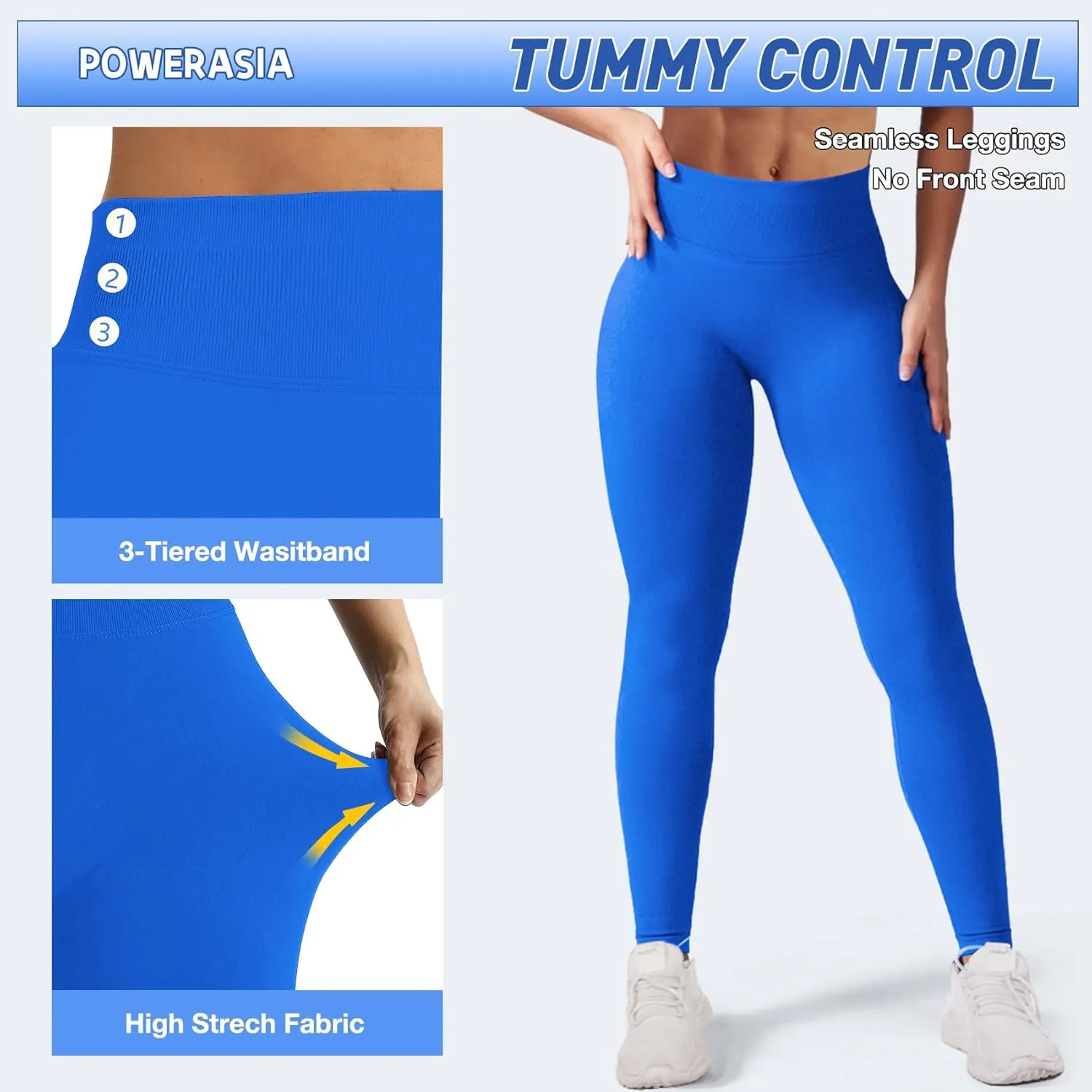 Impact Hidden Scrunch Butt Leggings for Women Mid Low Waist Gym Workout Legging Tummy Control Booty Lifting Yoga Pants