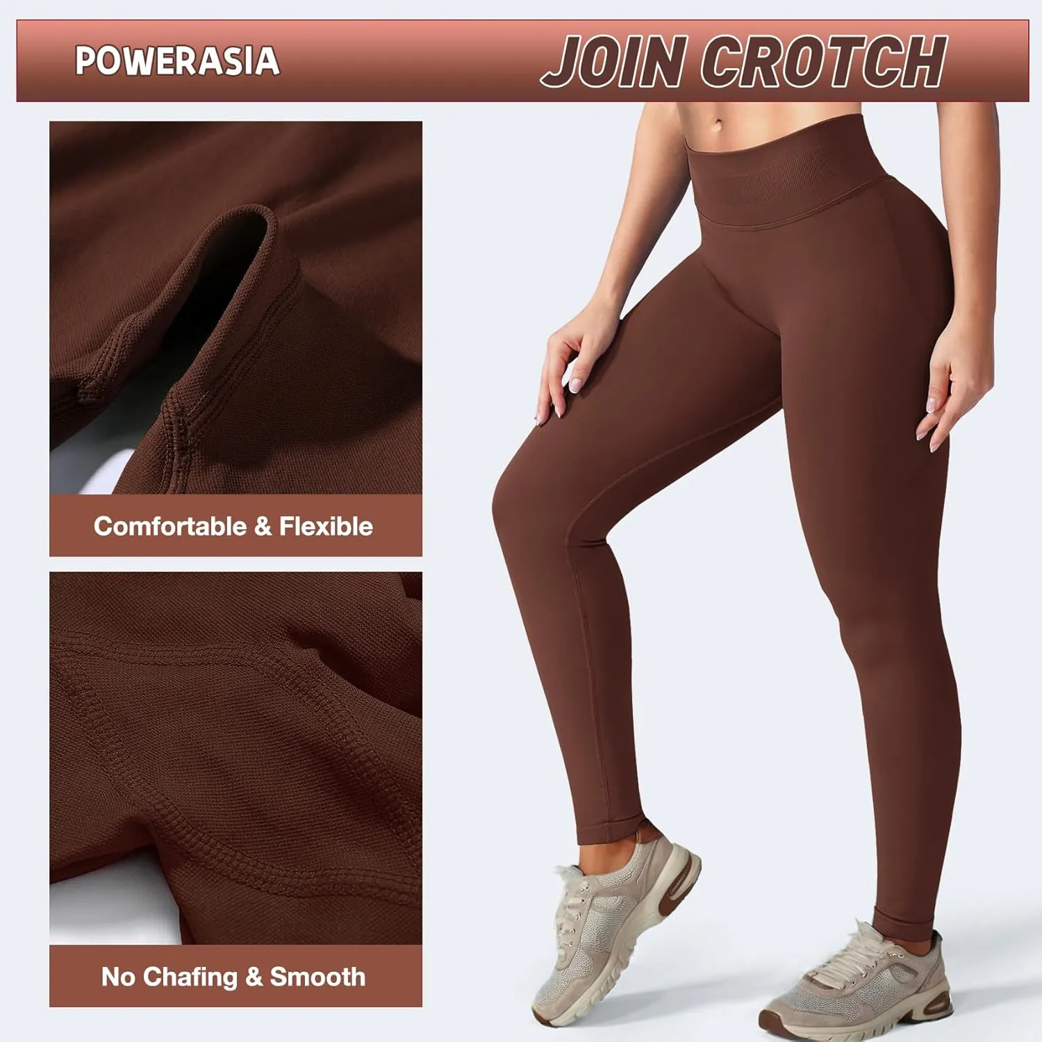 Impact Hidden Scrunch Butt Leggings for Women Mid Low Waist Gym Workout Legging Tummy Control Booty Lifting Yoga Pants