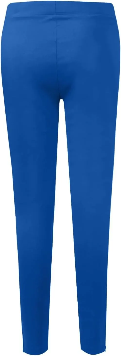 Jeggings for Women High Waist Tummy Control Pull On Jeans,Stretch Skinny Stripe Zipper Jeans Leggings with Pockets
