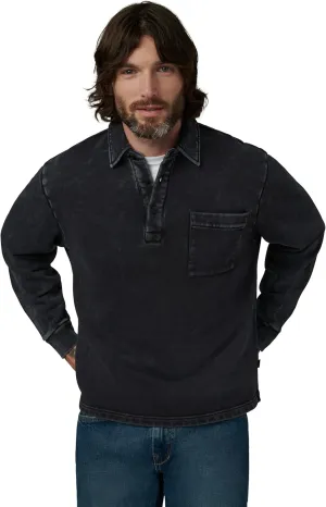 Joe's Jeans Men's Polo Long Sleeve Sweatshirt