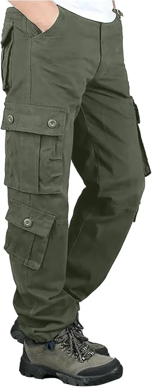 Joggers for Men Quick Dry Hiking Outdoor Workout Tactical Utility Sweatpants with Zipper Pockets