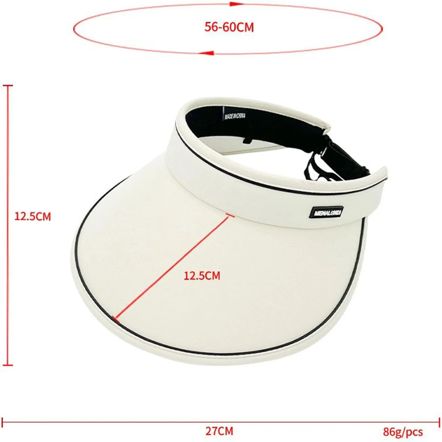 Ladies Sun Visor Hats 2024 Women Wide Brim Ponytail Peaked Cap Summer Beach Hat UV UPF Fashion Versatile Travel Hat