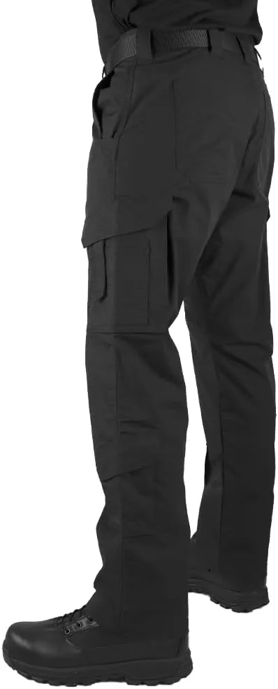 LAPG Men's Stretch EMS Pants, Tactical EMT Uniform Cargo Pants, Multi-Pockets, Work Utility Pants for Men