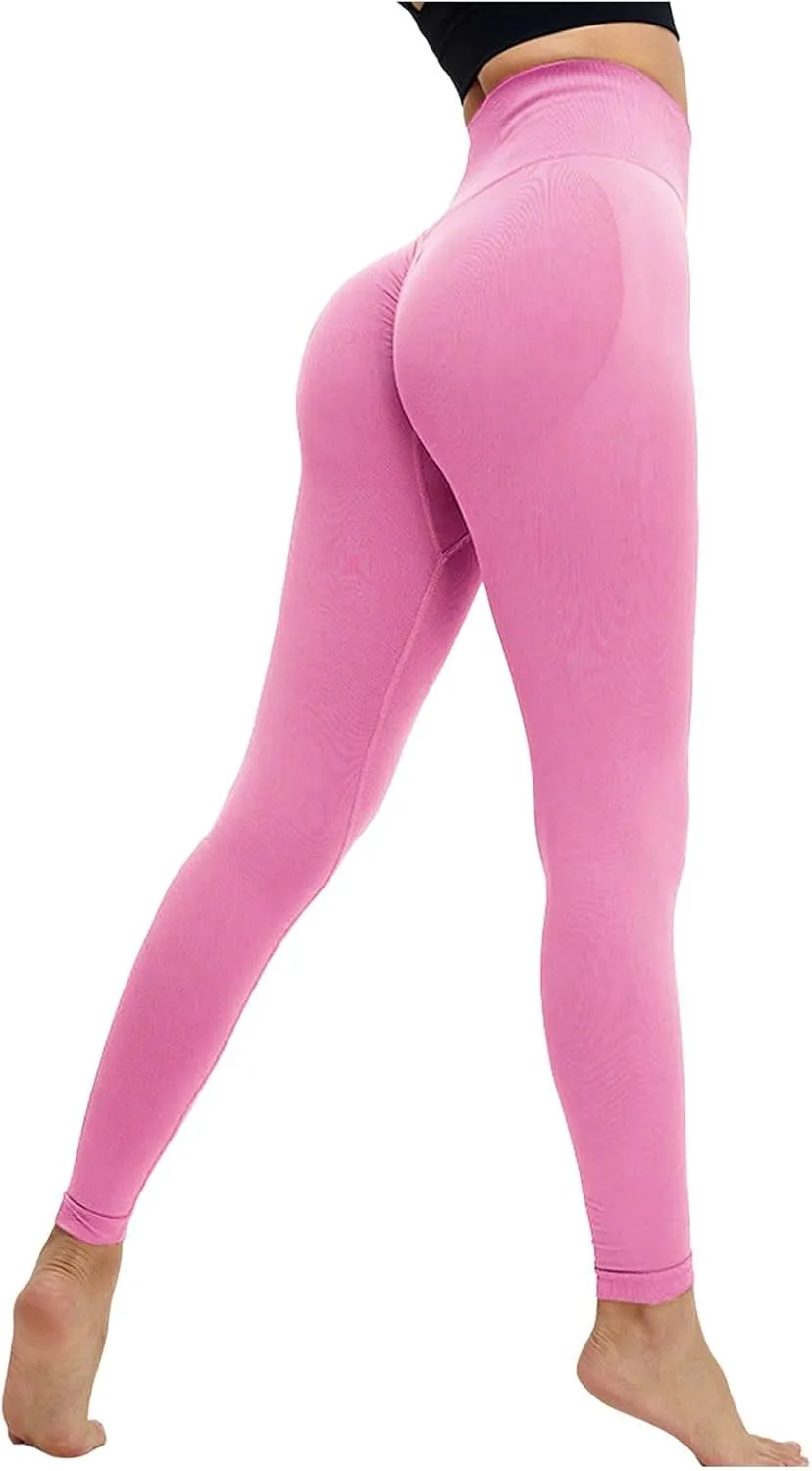 Leggings for Women,High Waist Yoga Pants Tummy Control Running Butt Lifting Sport Tights Gym Clothes for Woman
