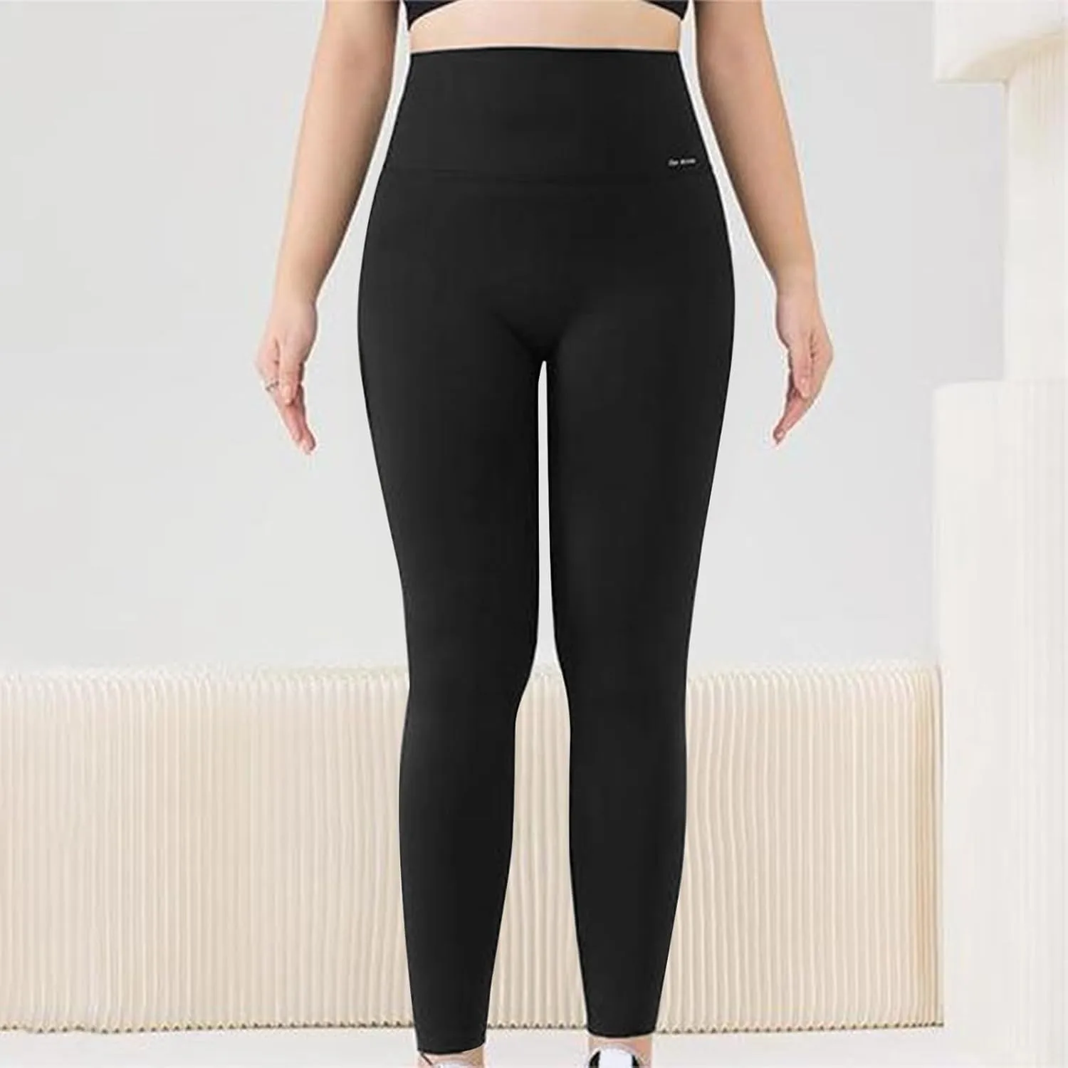Leggings for Women,High Waist Yoga Pants Women Solid Color Tummy Control Stretchy Pants for Pilates Exercise
