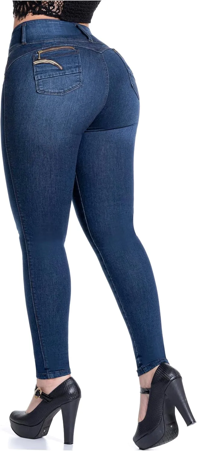 LT.ROSE Butt Lifting Jeans | Pantalones Colombianos Levanta Cola | High Waisted Jeans for Women | Colombian Jeans