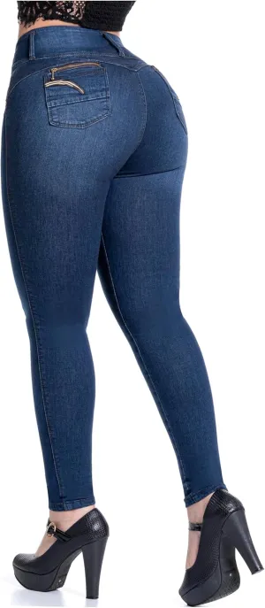 LT.ROSE Butt Lifting Jeans | Pantalones Colombianos Levanta Cola | High Waisted Jeans for Women | Colombian Jeans