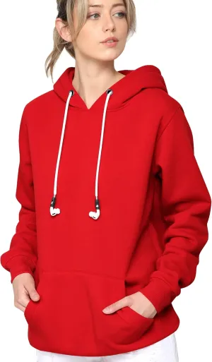 Made By Johnny Women's Active Casual Zip-up Hoodie Jacket Long Sleeve Comfortable Lightweight Sweatshirt