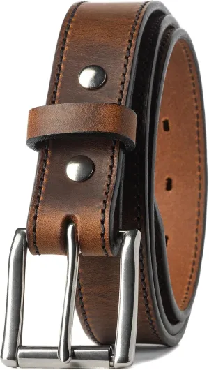 Made in USA - Full Grain Leather Belt For Men | The Icon | 1 1/4" Men's Leather Belt