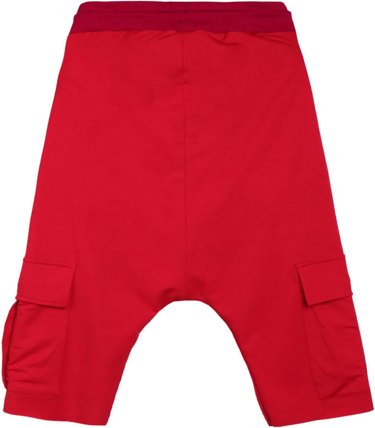 Maiyifu-GJ Men's Baggy Low Crotch 3/4 Joggers Hippie Harem Jogger Capri Pants Multi Pockets Drop Crotch Yoga Sweatpants