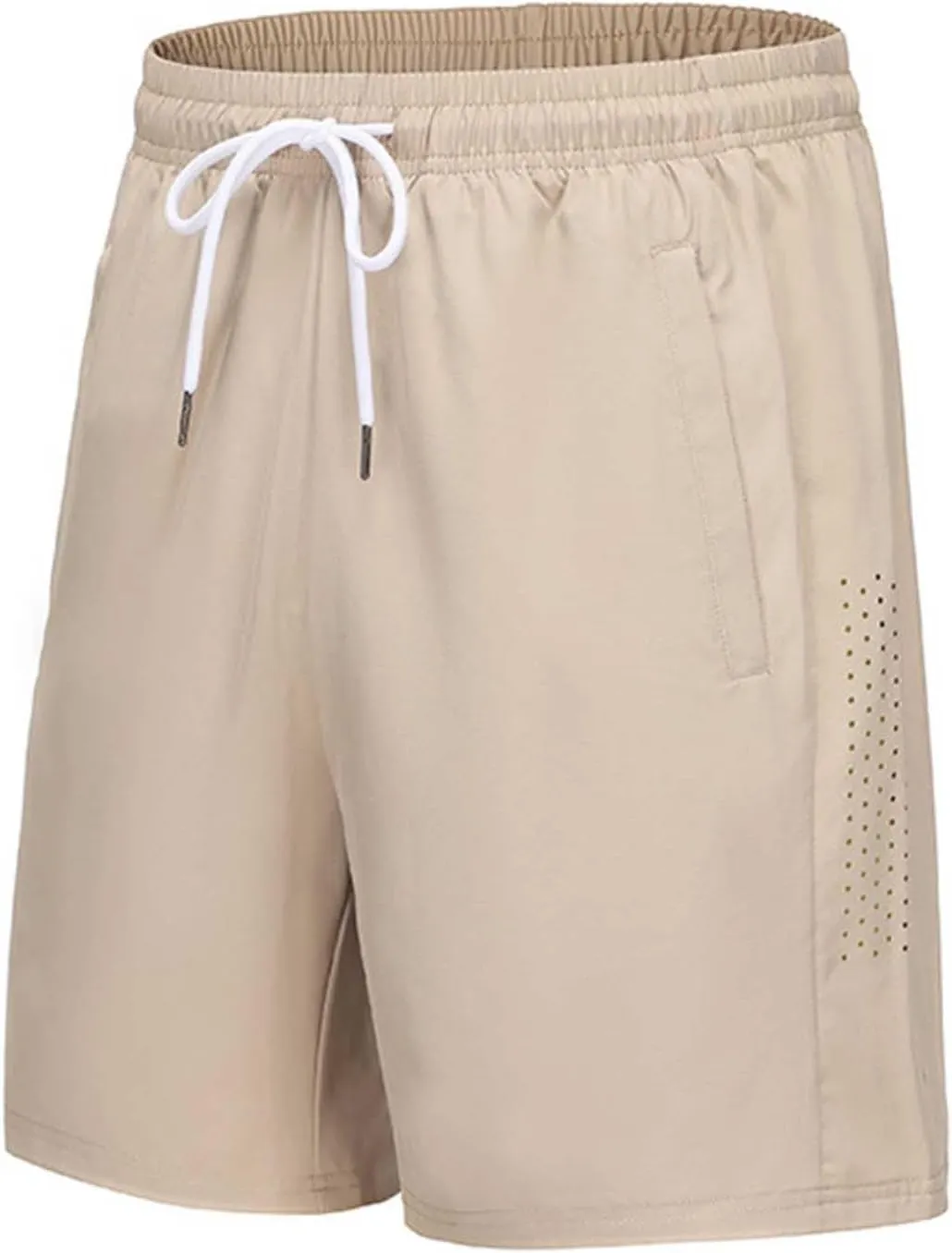 Mens Athletic Shorts Quick Dry Loose Fit Lightweighgt Breathable Sport Running Hiking Workout Gym Shorts with Pockets