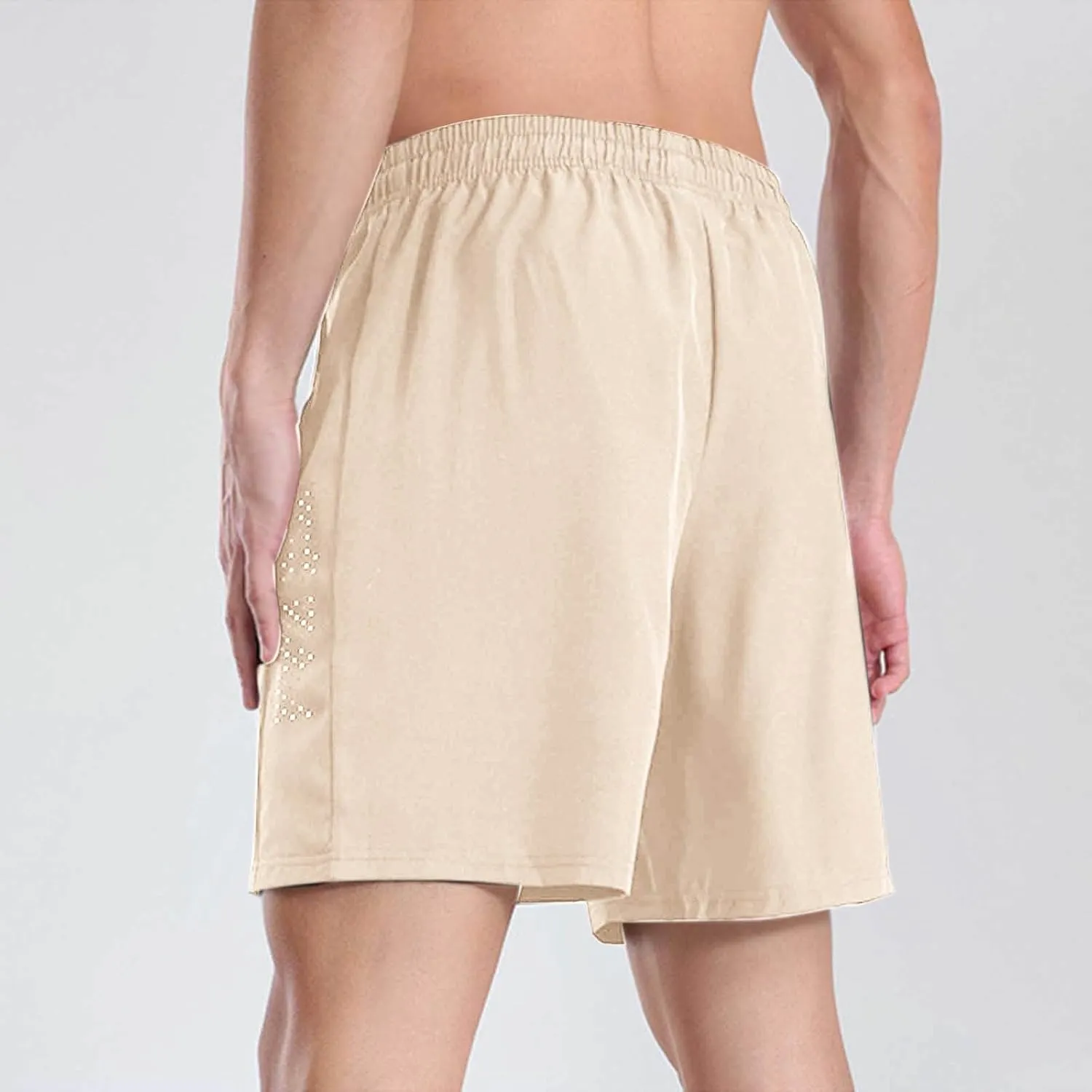 Mens Athletic Shorts Quick Dry Loose Fit Lightweighgt Breathable Sport Running Hiking Workout Gym Shorts with Pockets