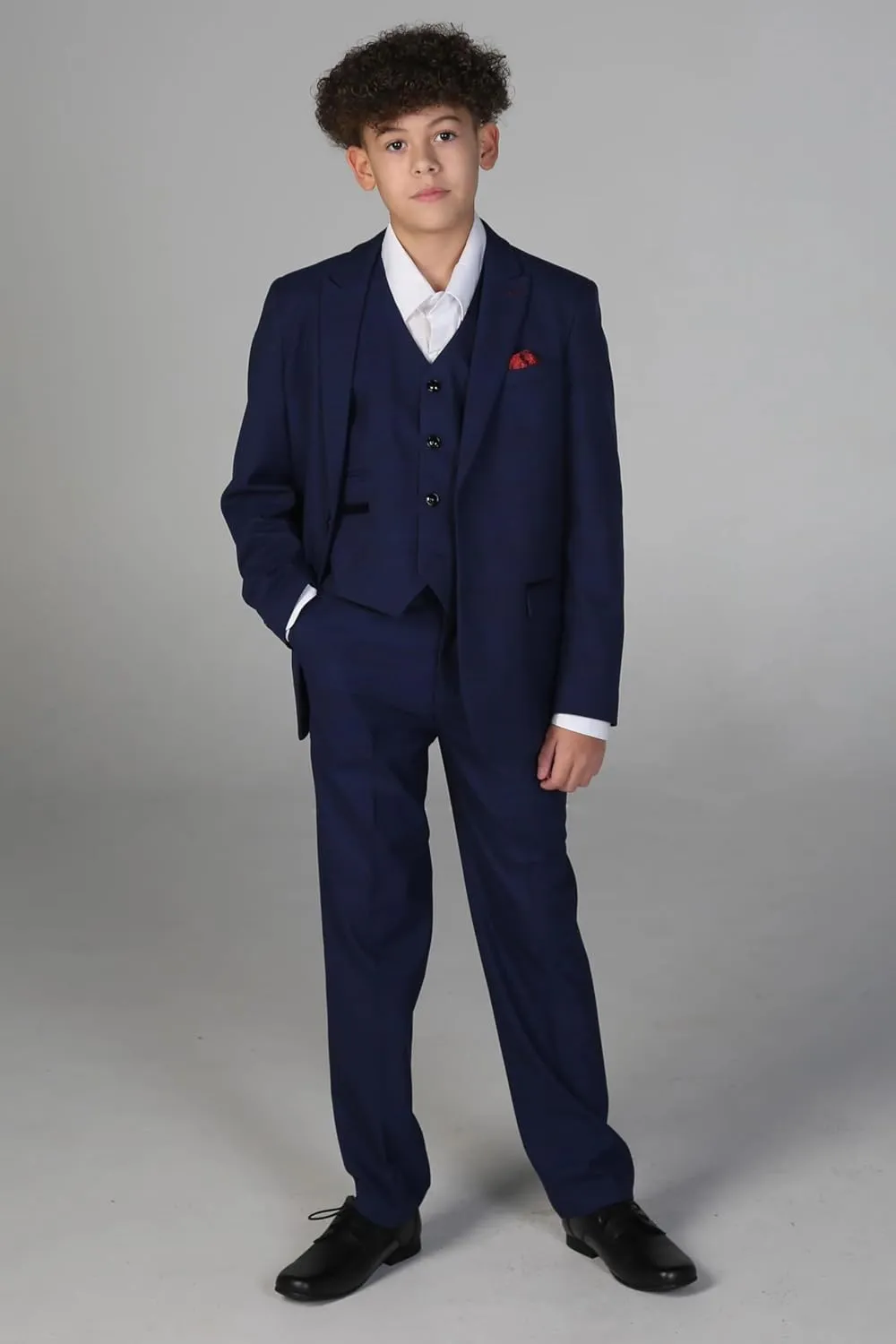 Mens Boys Plaid Check Suit Tailored Fit Classic Retro Formal Wedding Father and Son Set